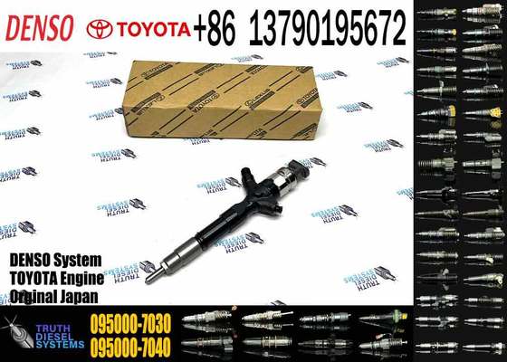 High Quality Common Rail Injector 095000-7030 095000-7031 23670-39185 23670-39186 23670-30140 for 1KD-FTV Engine