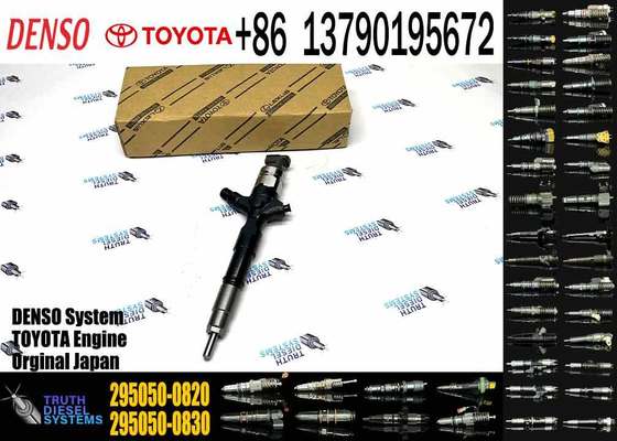 High Quality Fuel Diesel Injector 295050-0820 295050-0070 295050-082#Common Rail Diesel Fuel Injector for Toyota Hilux Hiace