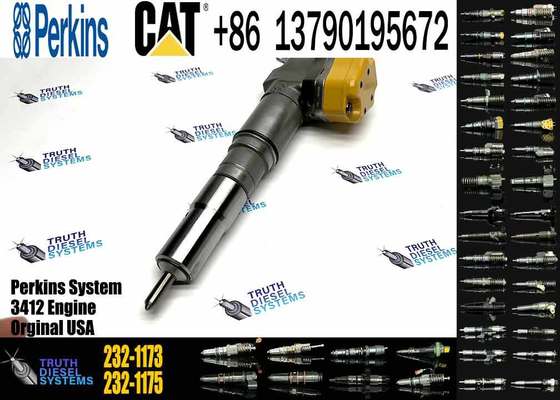Excavator Diesel Engine Fuel Injector Assembly 232-1173 232-1183 232-1168 for 3408 3412 Engine