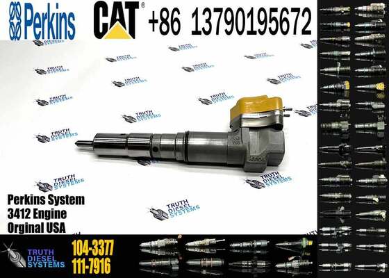 Fuel Injector 104-3377 174-7526 111-7916 138-8754 0R-8624 for CAT 3408E 3412E Engine 769D 773D 775D 631E 633E II 637E 651E 657E