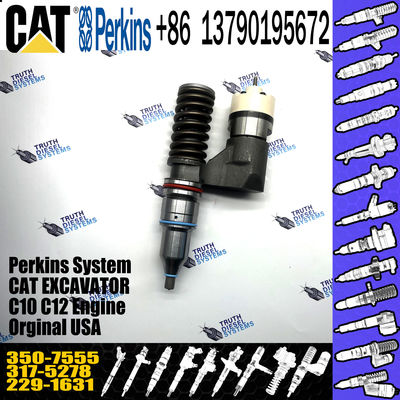 Original new C10 C12 Diesel fuel Injector 153-7923 317-5278 350-7555 for Excavator ,High Pressure Injector 229-1631