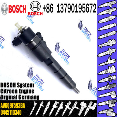 0445110340 Fuel Injector 0445110739 0986435203 1980S5 AV2Q9F593BA AV6Q9F593BA 1696927 9687069280 For CITROEN 9H