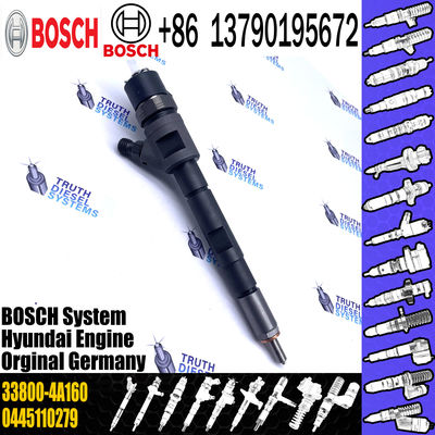 Common Rail Injector 0445110279, 0445110186 ,33800-4A000,33800-4A160 For diesel car
