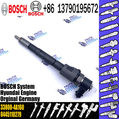Common Rail Injector 0445110279, 0445110186 ,33800-4A000,33800-4A160 For diesel car