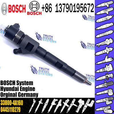 Common Rail Injector 0445110279, 0445110186 ,33800-4A000,33800-4A160 For diesel car