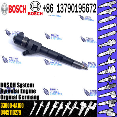 Common Rail Injector 0445110279, 0445110186 ,33800-4A000,33800-4A160 For diesel car