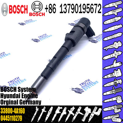 Common Rail Injector 0445110279, 0445110186 ,33800-4A000,33800-4A160 For diesel car
