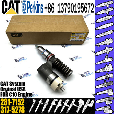 For Caterpillar Excavator C10 C12 Diesel Engine Fuel Injector 281-7152 INJECTOR 317-5278 20R0055