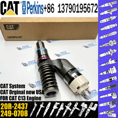 Excavator parts common rail injector 249-0705  20R-2437 249-0708 212-3462 1OR-2977	10R-0961 for C13 diesel engines