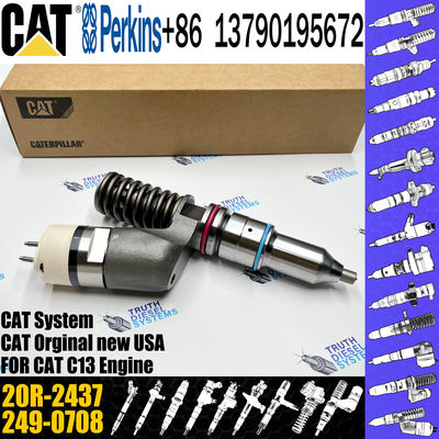 Excavator parts common rail injector 249-0705  20R-2437 249-0708 212-3462 1OR-2977	10R-0961 for C13 diesel engines