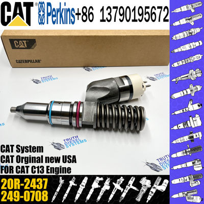 Excavator parts common rail injector 249-0705  20R-2437 249-0708 212-3462 1OR-2977	10R-0961 for C13 diesel engines