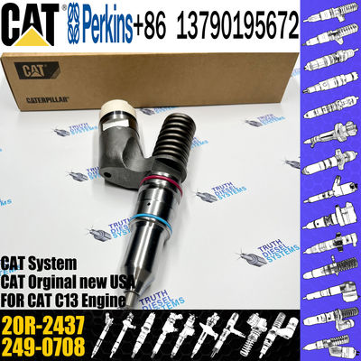 Excavator parts common rail injector 249-0705  20R-2437 249-0708 212-3462 1OR-2977	10R-0961 for C13 diesel engines