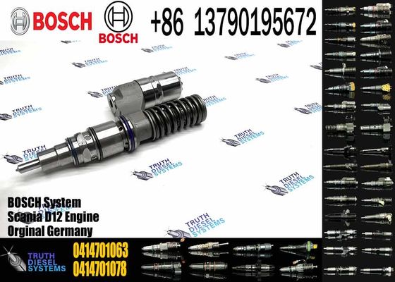 Genuine Unit Diesel Fuel Injector 0414701038, 0414701039, 0414701063 For SCANIA R500 1548472, 1766553, 1539350
