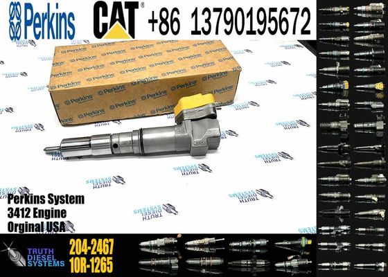 Excavator Engine parts Fule Injetor 204-2467 198-4752 232-1167 20R-5392 173-4059 198-6877 for 3412E 3408 Fuel Injector