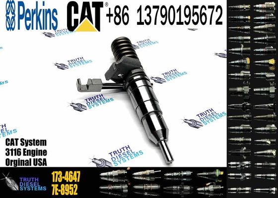 Excavator Spare Parts Common Rail Diesel Fuel Injector 1734647 173-4647 For CAT 3126 Engine