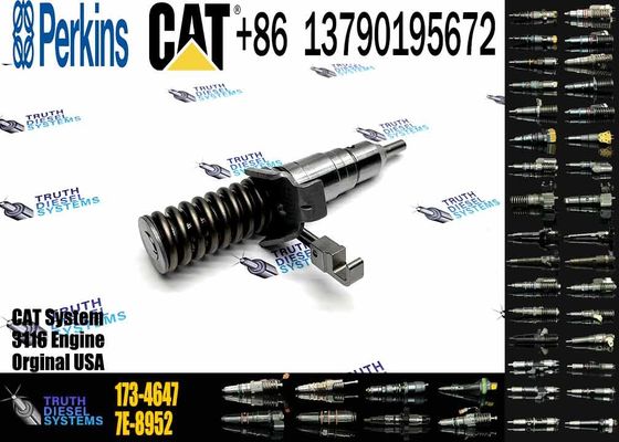 Excavator Spare Parts Common Rail Diesel Fuel Injector 1734647 173-4647 For CAT 3126 Engine