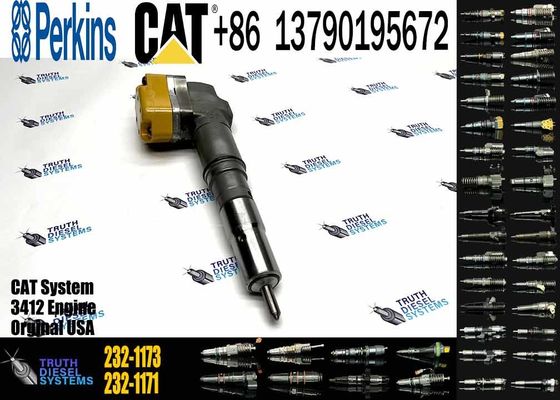 Fuel Injector 10R1266 232-1183 232-1173 232-1168 174-7528 174-7526 For Cat Engine 3412 3412E Excavator Spare Parts