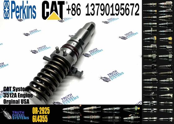 Construction Machinery Parts Common Rail Diesel Fuel Injectors 4P-9077 0R-2925 4P-9076 0R-2921 4P-9075 0R-3051 7E-6408 0R-3052