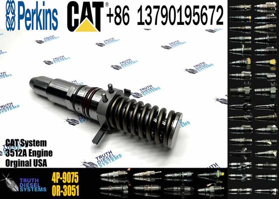 Construction Machinery Parts Common Rail Diesel Fuel Injectors 4P-9077 0R-2925 4P-9076 0R-2921 4P-9075 0R-3051 7E-6408 0R-3052