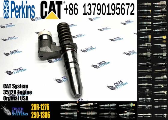 Construction Excavator 20R-1276 392-0214 Engine Spare Parts 3508 3512 3516 Fuel Injector 20R1276 3920214 For Caterpillar
