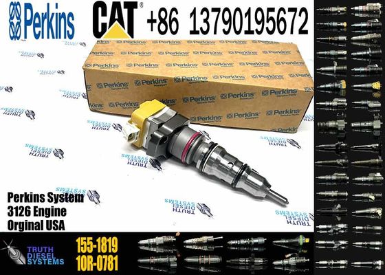Excavator Spare Parts 222-5966 191-3005 155-1819 Diesel Fuel Injector 2225966 1913005 1551819 For CAT Excavator 3126B Engine