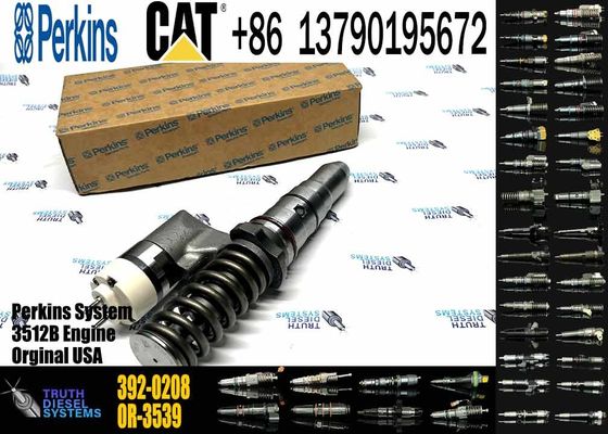 Excavator Parts 392-0208 Fuel Injector 3920208 20R-1272 20R1272 for CAT 3508B 3512B 3516B 3512C 3516C