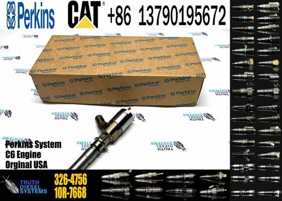 New 326-4756 326-4700 3264700 10R-7675 10R7675 Diesel Fuel Injector for Caterpillar for CAT C6 C6.4 320D 321D 312D 313D 323D New
