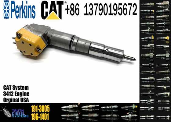 Common Rail Injector 191-3005 198-4752 198-6877 20R-4147 Engine Parts Fuel Injectors for 3412 Engine