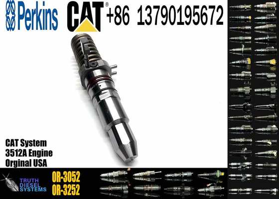 Excavator Parts Fuel Injector 7E-6408 0R-3052 7E6408 0R3052 Diesel Nozzle Injector 3512 3516 3508 Engine