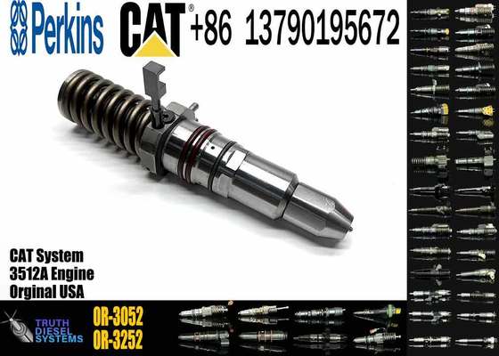 Excavator Parts Fuel Injector 7E-6408 0R-3052 7E6408 0R3052 Diesel Nozzle Injector 3512 3516 3508 Engine