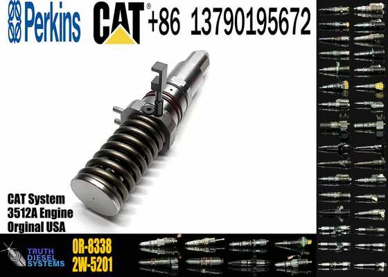 Diesel Fuel Injectors 0R-8338 111-3718 For Caterpillar 3508 3512 3516 Engine