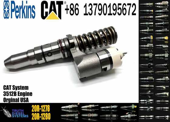 Quality Diesel Fuel Injector 386-1769 3861769 20R-1278 20R1278 for CAT 3508B 3512B 3516B Engine