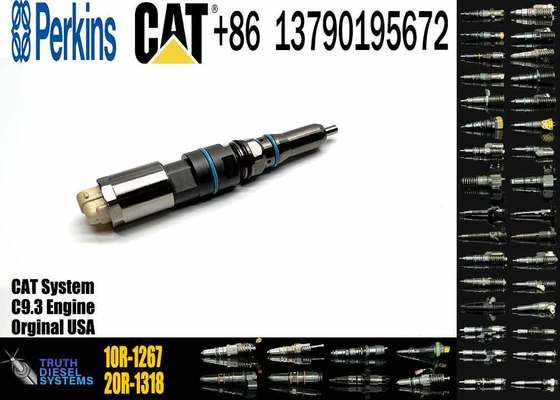 CAT Construction Machinery Parts 10R-1267  367-4293 20R-1318 Common Rail Diesel Injector for Caterpillar C9.3 Engine of 336E 972K