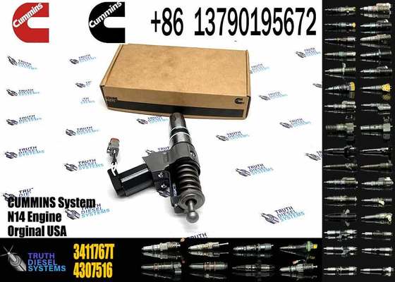 Commonal Rail Diesel Fuel Injector 3411760 3411767T for Cummins N14 Engine Trucks Tractor Excavator Engine Parts