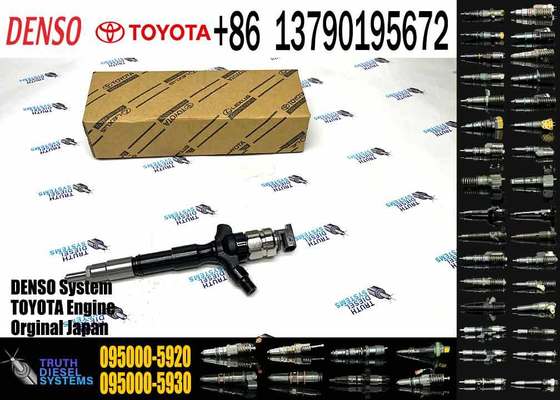 Fuel Injector 095000-5921 095000-5920 for Denso for Toyota Hiace Hilux 2KD-FTV
