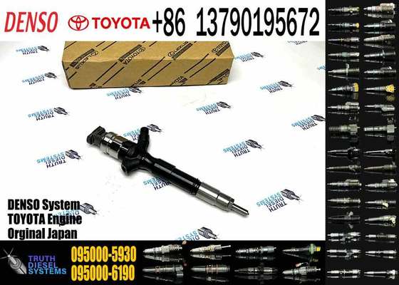 Diesel Fuel Injector Common Rail Injector 23670-09060 095000-5930 095000-7380 095000-593# for Toyota Hiace Hilux