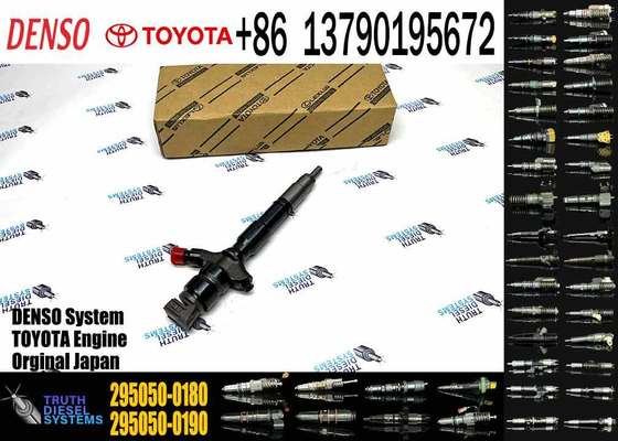 Diesel Inyectores Common Rail Injector 295050-0180 for TOYOTA Hilux 23670-0L090