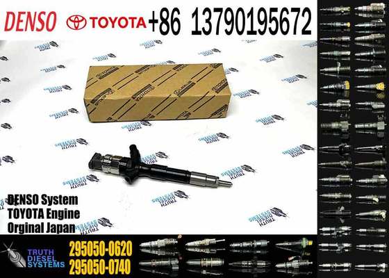 New Quality Diesel Injector 295050-0740 295050-0620 23670-30420 for 1KD-FTV 2KD-FTV D-4D 2.0 VVTi