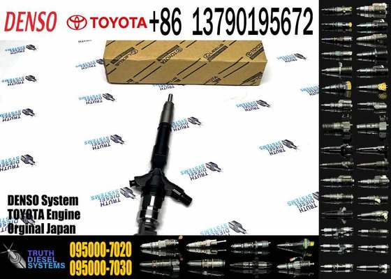 Common Rail Fuel Injector Nozzle 095000-7020 23670-39175 Injection Valves for Toyota 1KD-FTV Diesel Engine