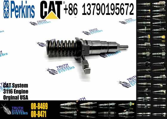 3116 Engine Diesel Common Rail Fuel Injector 0R-8469 0R8469 127-8225 1278225 for Caterpillar Excavator