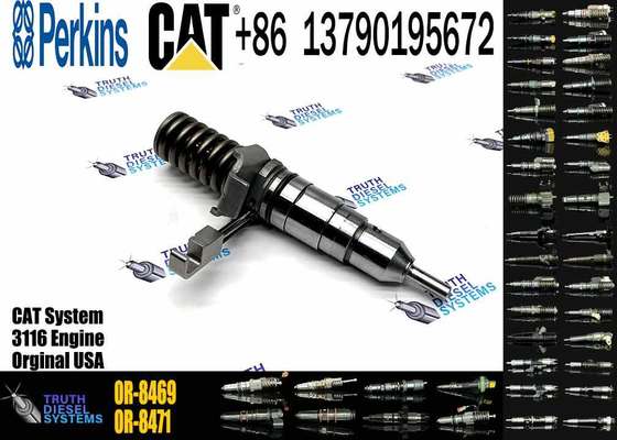 3116 Engine Diesel Common Rail Fuel Injector 0R-8469 0R8469 127-8225 1278225 for Caterpillar Excavator