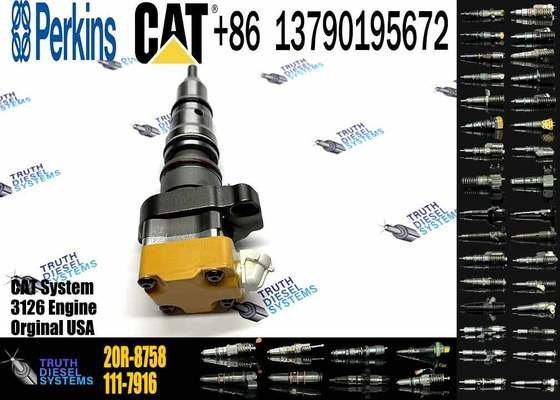 New High Quality Factory Price Common Rail Fuel Injector 20R-8758 20R8758 for Caterpillar 3126 Engine