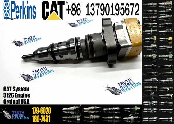 Diesel Fuel Injector for 3216 Excavator 3126E 3126B Common Rail Injector 178-6432 10R-9348 188-1320 10R-9237 179-6020