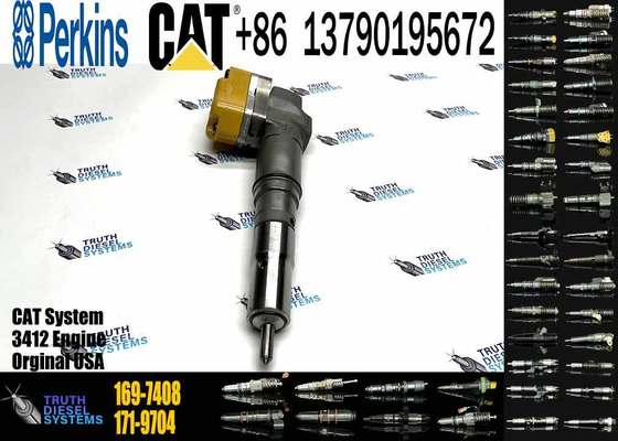 Excavator Parts Engine 3408 3412 Fuel Injector 4CR01974 169-7408 174-7527 222-5967 20R-0760 for Construction Machinery