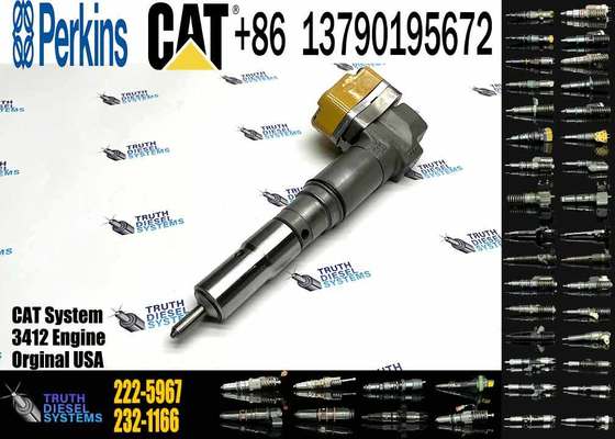 Excavator Parts Engine 3408 3412 Fuel Injector 4CR01974 169-7408 174-7527 222-5967 20R-0760 for Construction Machinery