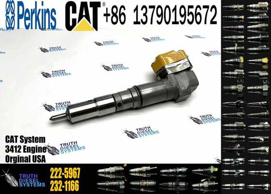 Excavator Parts Engine 3408 3412 Fuel Injector 4CR01974 169-7408 174-7527 222-5967 20R-0760 for Construction Machinery