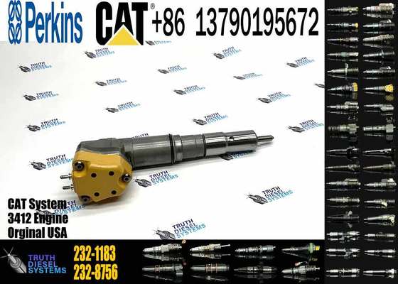 Fuel Injector 10R1266 232-1183 232-1173 232-1168 174-7528 174-7526 for Cat Engine 3412 3412E Excavator Spare Parts