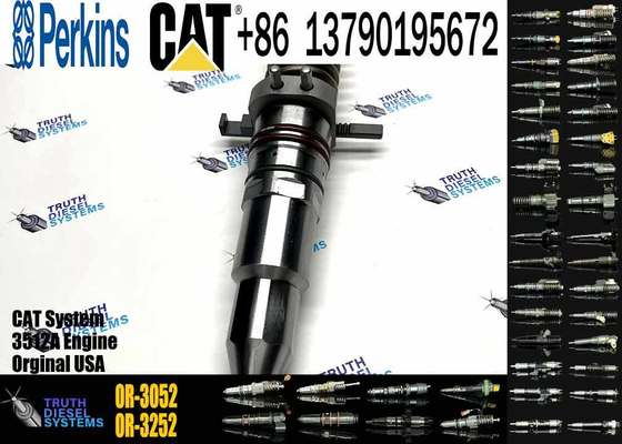 Common Rail Fuel Injector 7E6408 7E-6408 0R3052 0R-3052 for Caterpillar 111-3718 Cat 3508 3512 3516 Engine Excavator