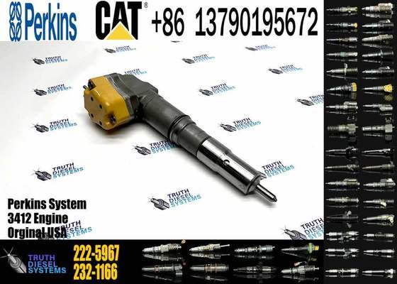 KJC Excavator Parts Engine 3408 3412 Fuel Injector 4CR01974 169-7408 174-7527 222-5967 20R-0760 for Construction Machinery