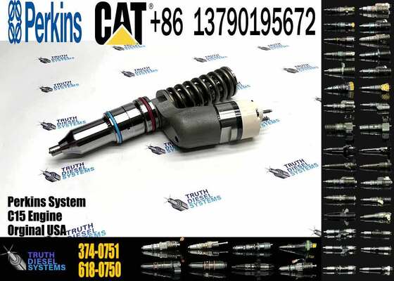 Excavator Part Fuel Injector Assembly 618-0751 253-0617 374-0751 6180751 2530617 3740751 for Engine C15 C18 C27 C32 CAT